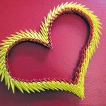  Подарунки на день закоханих: модульне орігамі серце майстер клас