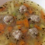  Суп з фрикадельками з м’яса 