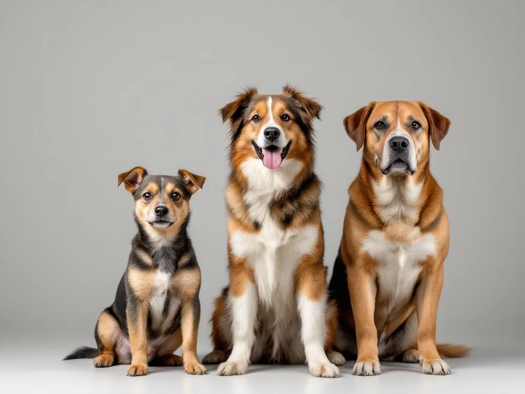 Multiple dog breeds (breed groups concept)