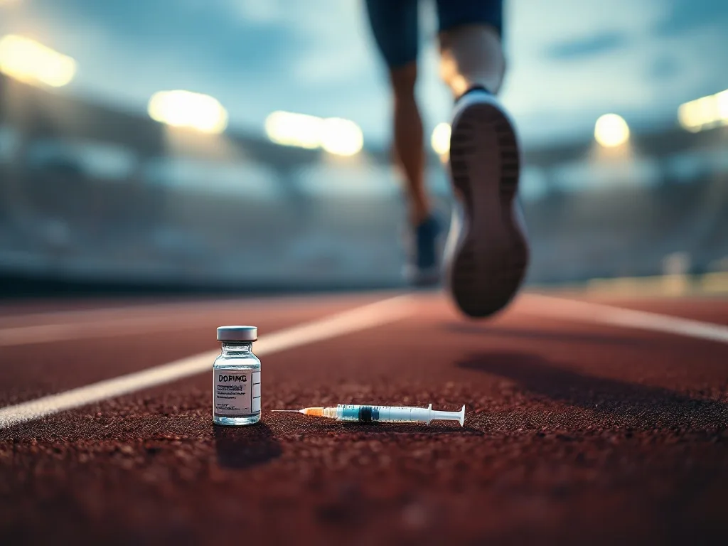 doping in sports (editorial concept)