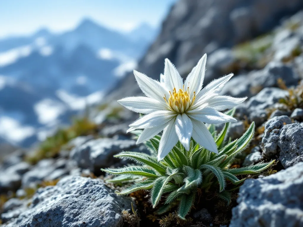 edelweiss flower (Leontopodium)