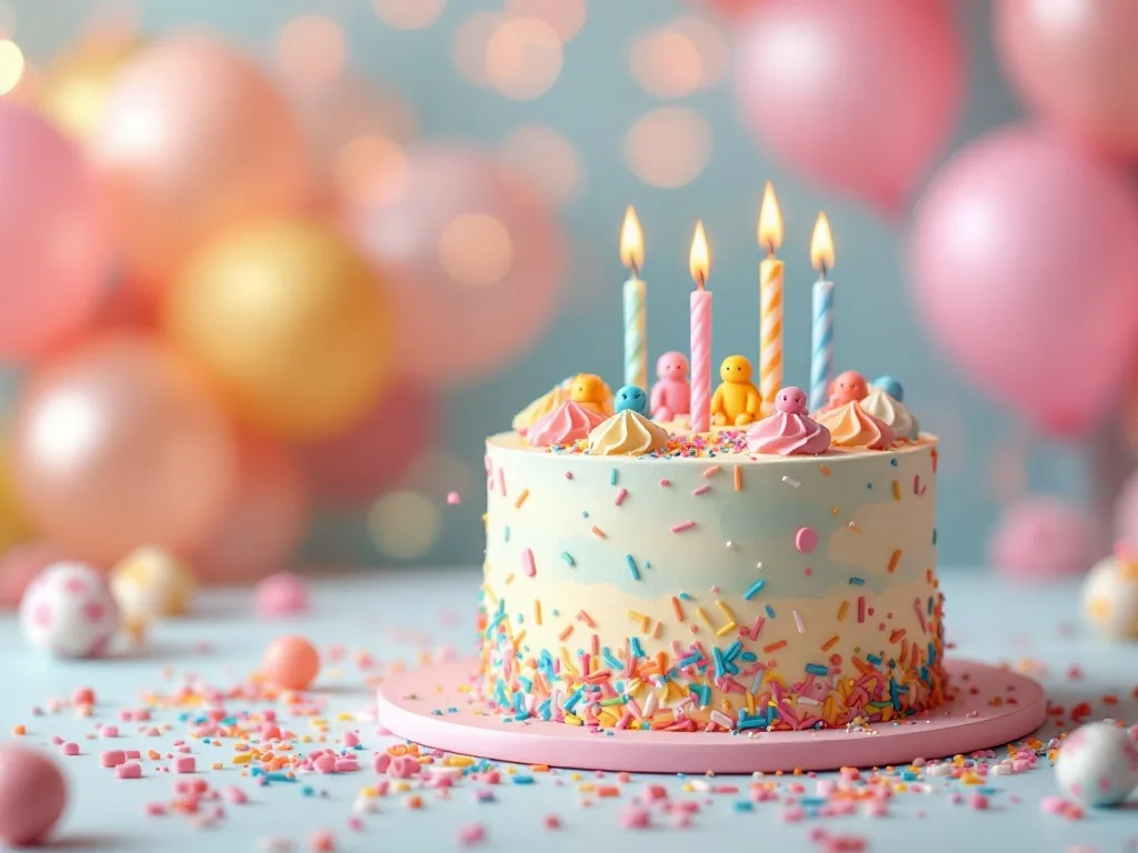 decoration ideas for children's birthday cakes