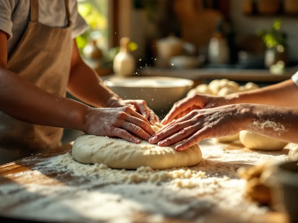 children's conversation about how bread is made