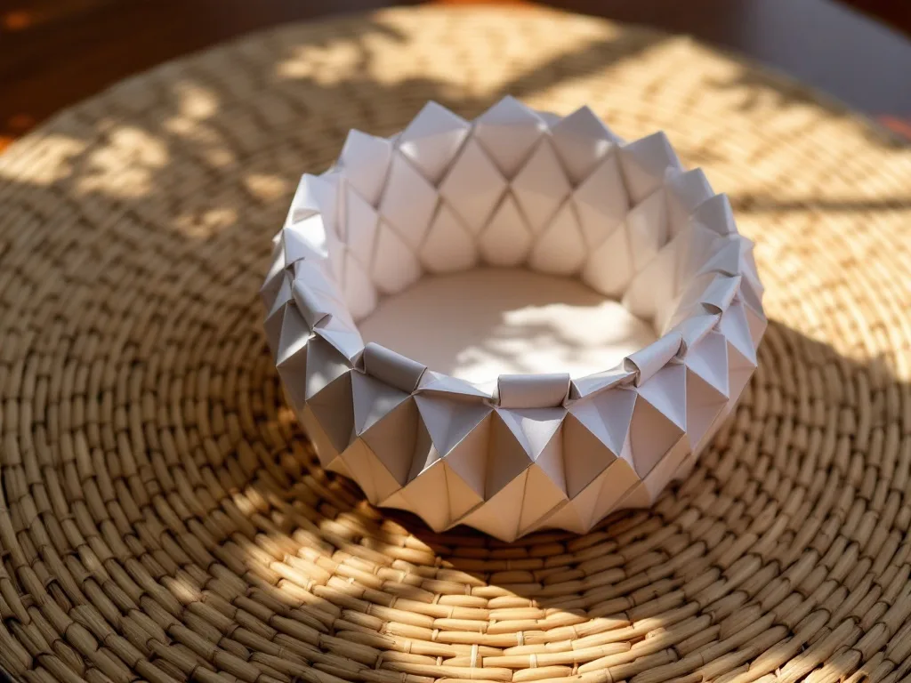 Modular origami basket