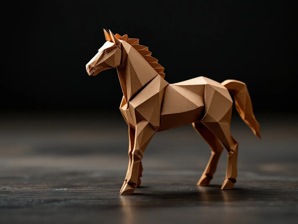 Advanced origami horse