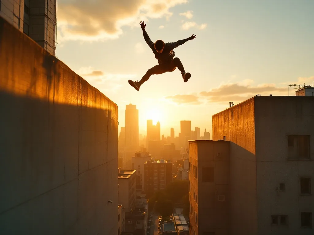 parkour athlete
