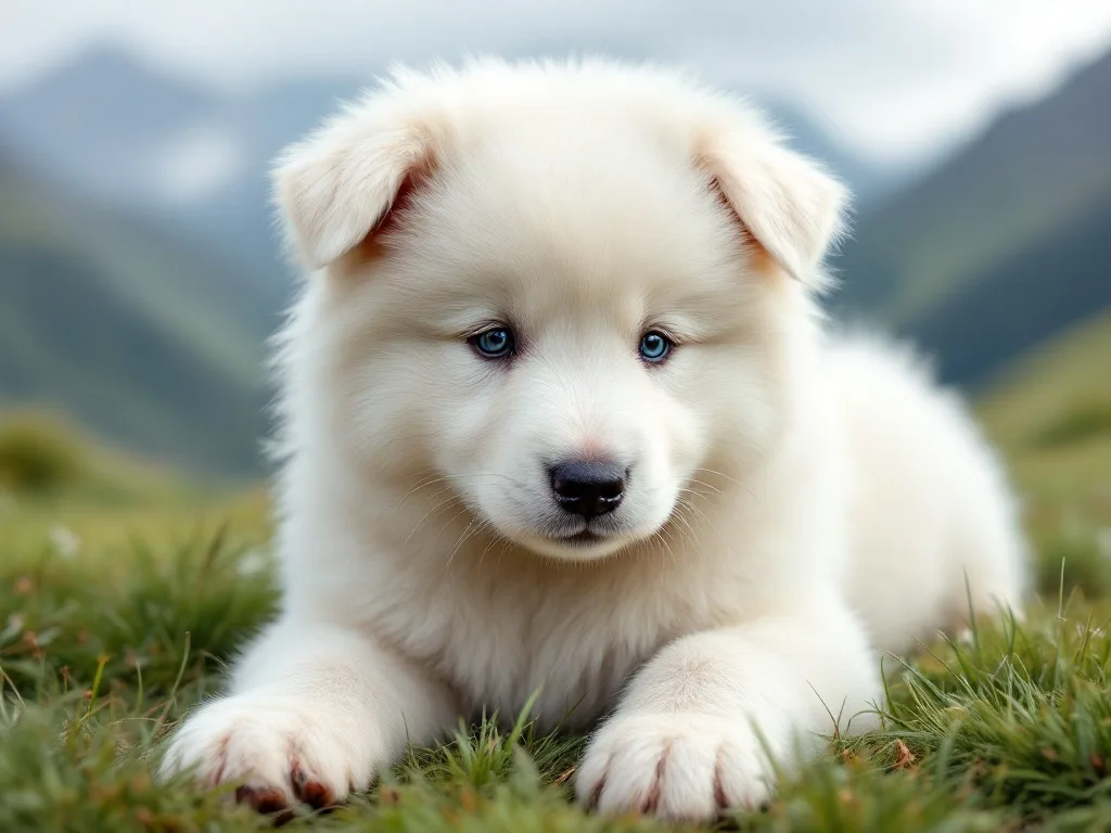 Polish Tatra Sheepdog (Podhalan Shepherd Dog, puppy)