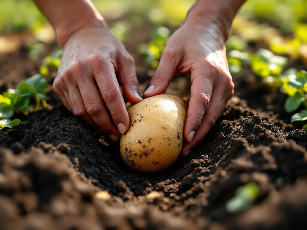 Potato planting density and row spacing (gardening)
