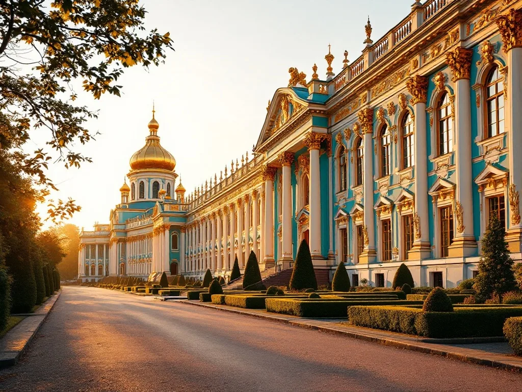 Catherine Palace, Tsarskoye Selo, Pushkin, Russia